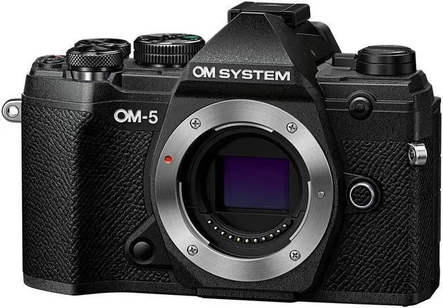 Main image of OM System OM5 20.4 Megapixel Mirrorless Camera Body Only (Black)