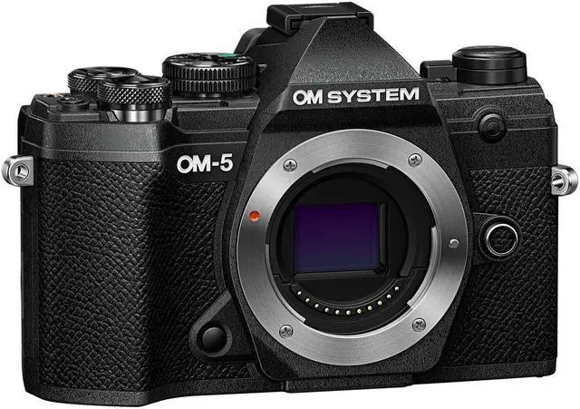 Alt view image 2 of 10 - OM System OM5 20.4 Megapixel Mirrorless Camera Body Only (Black)