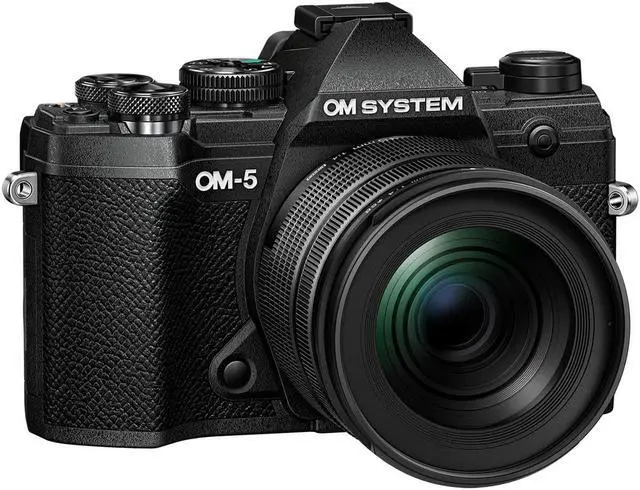 Alt view image 2 of 12 - OM System OM5 20.4 Megapixel Mirrorless Camera with Lens (Black)