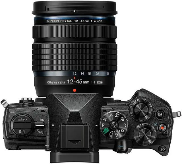 Alt view image 8 of 12 - OM System OM5 20.4 Megapixel Mirrorless Camera with Lens (Black)