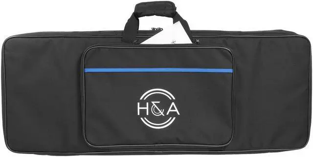 Alt view image 3 of 7 - H&A Deluxe Gig Bag for 49 Key Keyboards