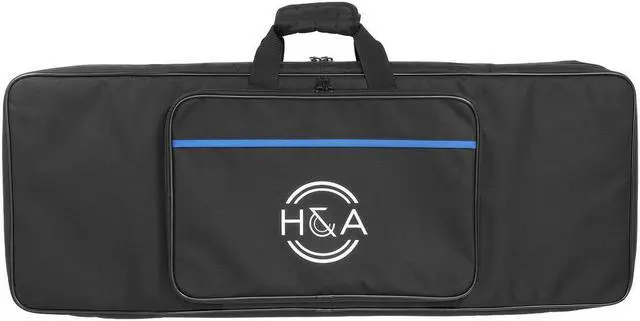 Alt view image 2 of 7 - H&A Deluxe Gig Bag for 49 Key Keyboards