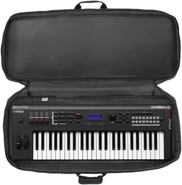 Alt view image 6 of 7 - H&A Deluxe Gig Bag for 49 Key Keyboards