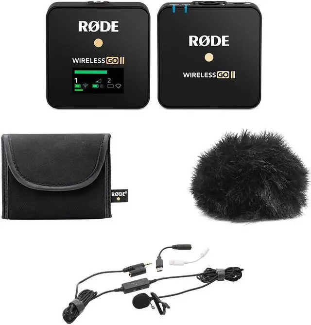 Main image of Rode Wireless GO II Compact Mic System, Bundle w/ Turnstile Lavalier Microphone