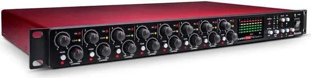 Main image of Focusrite AMS-SCARLETT-OCTOPRE-DYNA Eight-channel Mic Pre With A-D/D-A Conversion And Analogue Compression