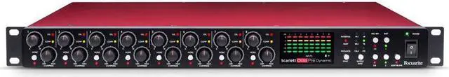 Alt view image 3 of 17 - Focusrite AMS-SCARLETT-OCTOPRE-DYNA Eight-channel Mic Pre With A-D/D-A Conversion And Analogue Compression
