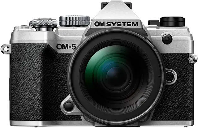 Alt view image 4 of 10 - OM System OM5 20.4 Megapixel Mirrorless Camera with Lens (Silver)