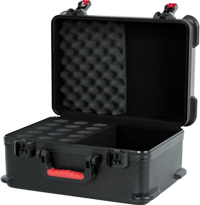 Alt view image 7 of 8 - Gator GTSA-MIC15 TSA ATA Molded Case with 15 Mic Drops