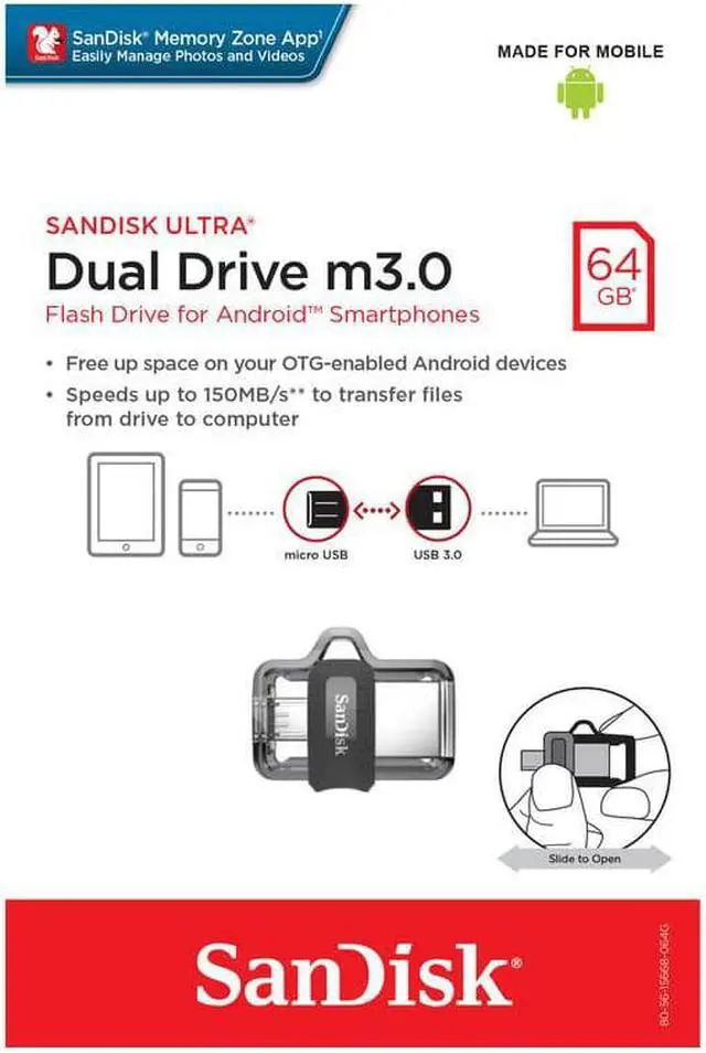 Alt view image 13 of 13 - 64GB SDDD3-064G ULTRA DUAL