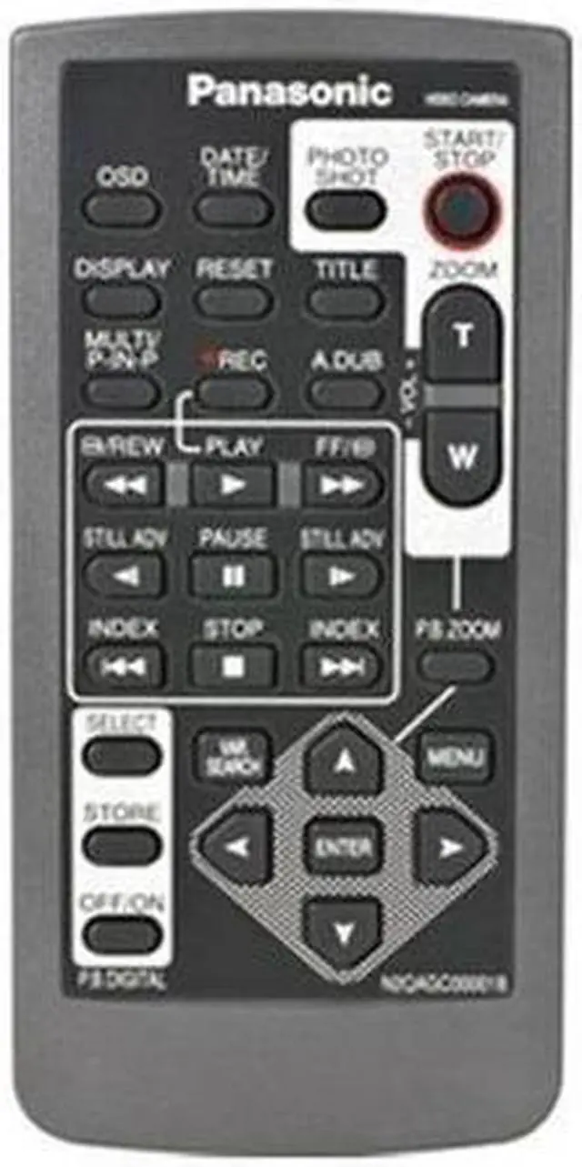 Alt view image 5 of 5 - Panasonic Replacement Remote Control for N2QAYB000485, TC32LX24, TC42LD24, TC42PC2
