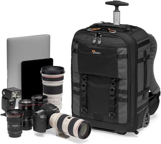 Alt view image 2 of 7 - Lowepro Pro Trekker RLX 450 AW II 28L Camera Roller Backpack, Black