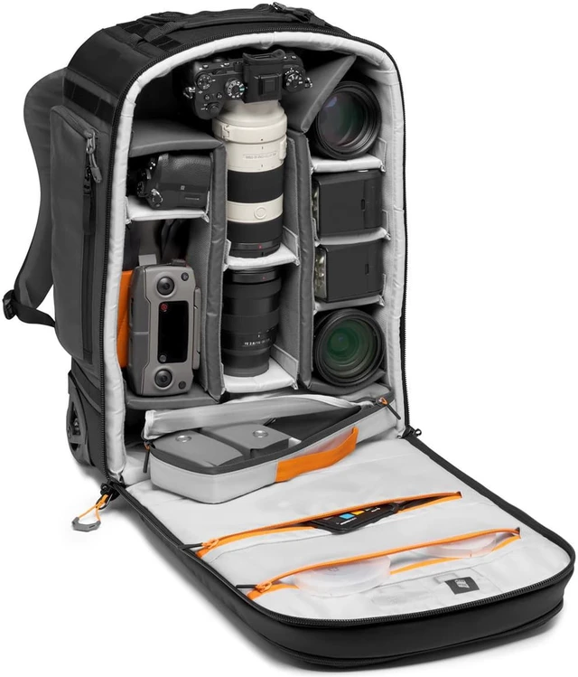 Alt view image 5 of 7 - Lowepro Pro Trekker RLX 450 AW II 28L Camera Roller Backpack, Black