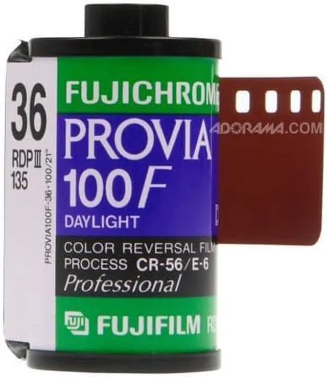 Alt view image 6 of 6 - Fujifilm RDP III Provia 100F 135-36 Color Slide Film - Single Roll