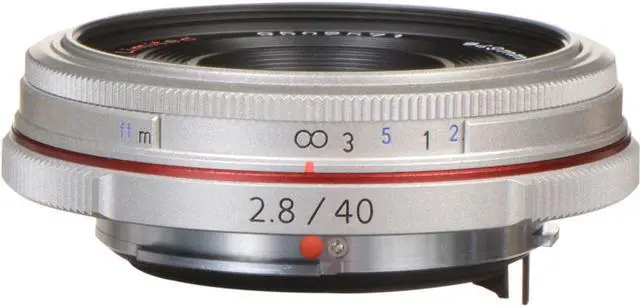 Alt view image 3 of 7 - Pentax K-Mount HD DA 40mm f/2.8 40-40mm Fixed Lens for Pentax KAF Cameras (Limited Silver)