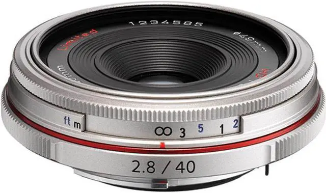 Alt view image 4 of 7 - Pentax K-Mount HD DA 40mm f/2.8 40-40mm Fixed Lens for Pentax KAF Cameras (Limited Silver)