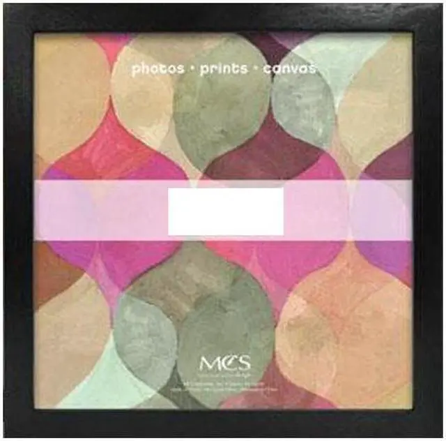 Alt view image 2 of 2 - MCS Art Frame with Mat Opening, Black, 6 x 6 in