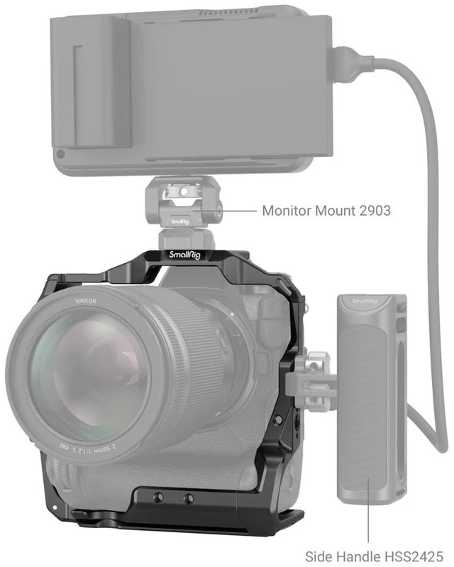 Alt view image 5 of 7 - SmallRig Full Camera Cage for Nikon Z9