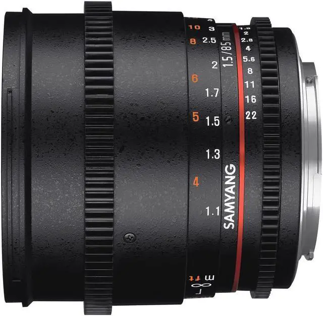 Alt view image 4 of 5 - Samyang SYDS85M-N VDSLR II 85mm T1.5 Cine Lens for Nikon (FX) Cameras