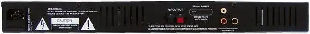 Alt view image 8 of 9 - Rolls RA170 Rack Mount 70V 70 Watt 1U Power Amplifier