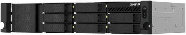 Alt view image 7 of 12 - QNAP TS-873AeU-4G-US 8 Bay High-Speed Short Depth Rackmount Rackmount Dual-2.5GbE NAS AMD Ryzen CPU, 4GB DDR4 Memory and 2.5GbE (2.5G/1G/100M) Network Connectivity (Diskless)