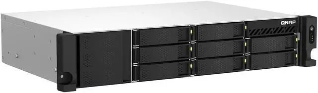 Alt view image 8 of 12 - QNAP TS-873AeU-4G-US 8 Bay High-Speed Short Depth Rackmount Rackmount Dual-2.5GbE NAS AMD Ryzen CPU, 4GB DDR4 Memory and 2.5GbE (2.5G/1G/100M) Network Connectivity (Diskless)