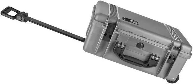 Alt view image 4 of 7 - Porta Brace PB-2550DSLRP Wheeled Hard Case w/Premium Divider Kit,Silver Platinum
