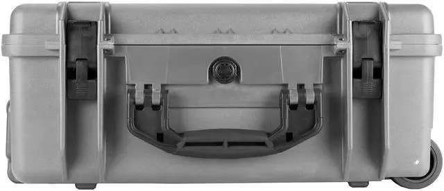 Alt view image 7 of 7 - Porta Brace PB-2550DSLRP Wheeled Hard Case w/Premium Divider Kit,Silver Platinum