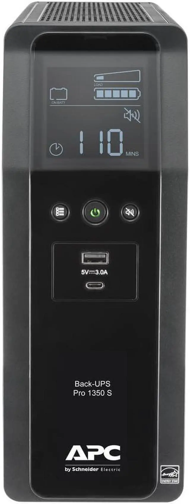 Alt view image 5 of 20 - APC BR1350MS Back-UPS Pro BR 1350VA/810W Sinewave 10 Outlets UPS