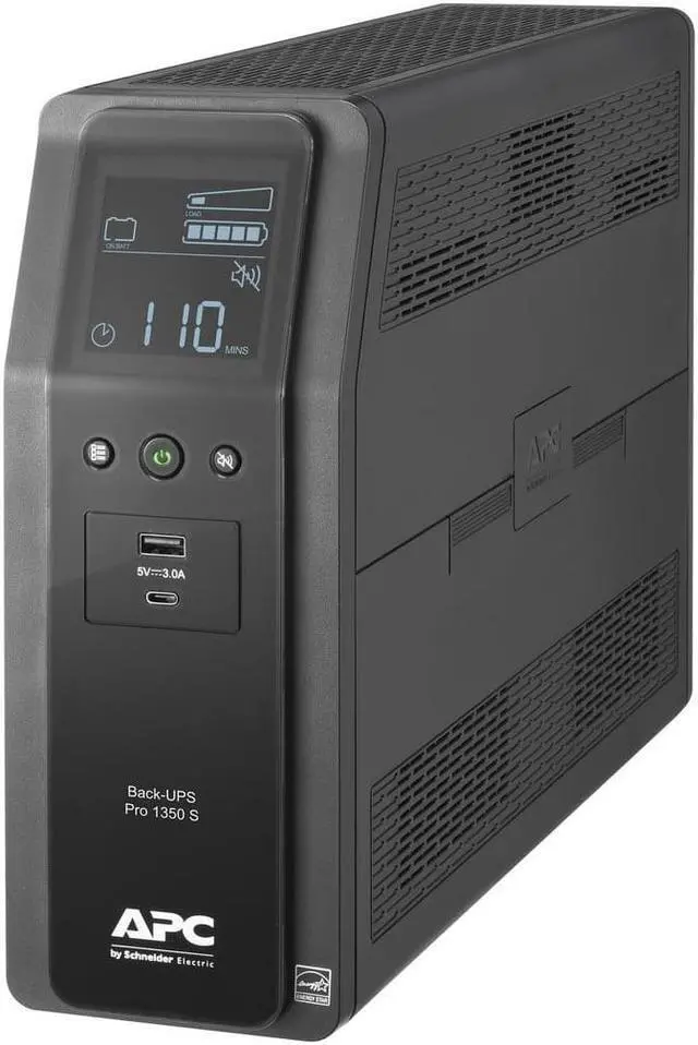 Alt view image 6 of 20 - APC BR1350MS Back-UPS Pro BR 1350VA/810W Sinewave 10 Outlets UPS