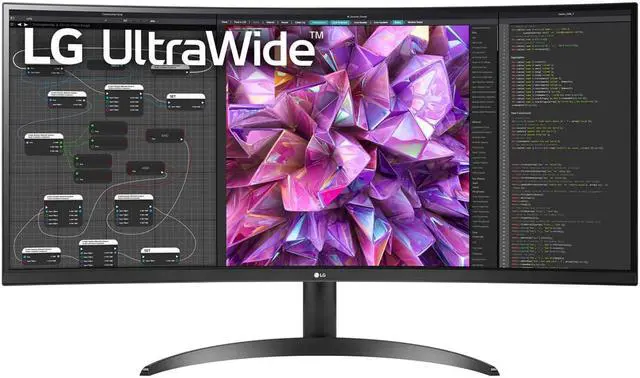 Alt view image 6 of 12 - LG 34WQ60C-B.AUS 34" Curved UltraWide QHD IPS HDR 10 Monitor with Dual Controller & OnScreen Control