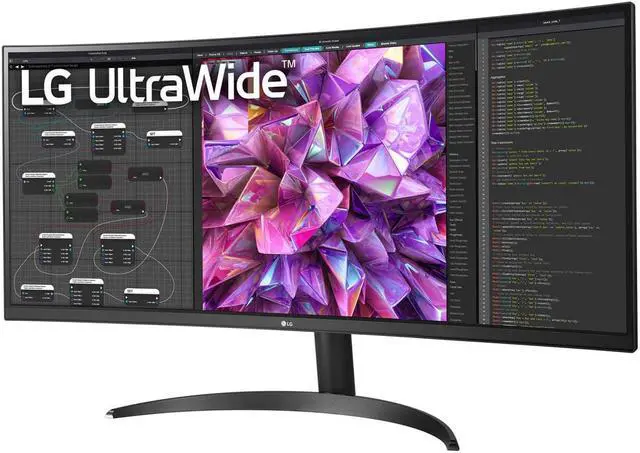 Alt view image 7 of 12 - LG 34WQ60C-B.AUS 34" Curved UltraWide QHD IPS HDR 10 Monitor with Dual Controller & OnScreen Control