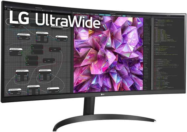 Alt view image 8 of 12 - LG 34WQ60C-B.AUS 34" Curved UltraWide QHD IPS HDR 10 Monitor with Dual Controller & OnScreen Control