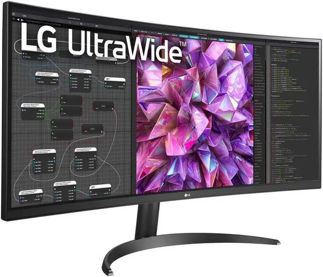 Alt view image 10 of 12 - LG 34WQ60C-B.AUS 34" Curved UltraWide QHD IPS HDR 10 Monitor with Dual Controller & OnScreen Control