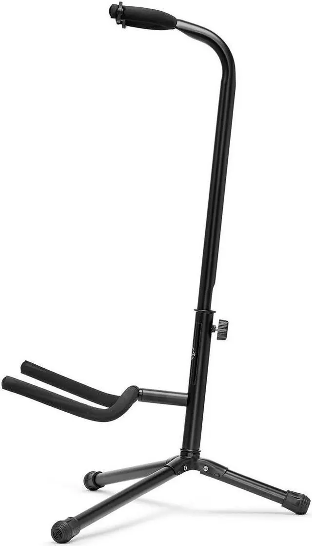 Alt view image 3 of 7 - H&A Classic Adjustable Tripod Guitar Stand, Black