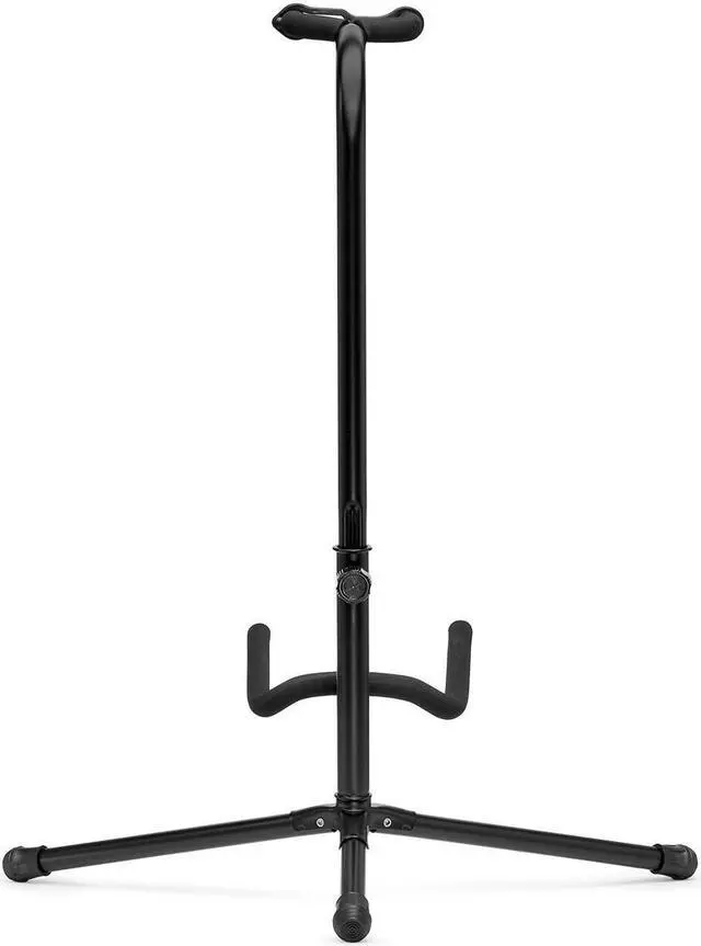 Alt view image 4 of 7 - H&A Classic Adjustable Tripod Guitar Stand, Black