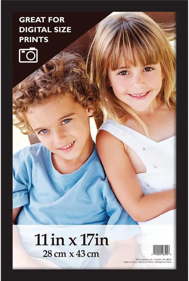 Alt view image 2 of 2 - MCS 11x17 Inch Gallery Wood Wall Frame, Black (46391)