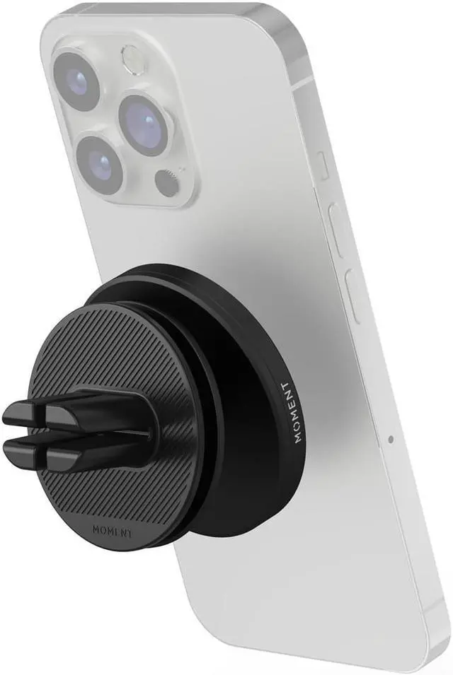 Alt view image 4 of 7 - Moment Adjustable Car Vent Mount with MagSafe for iPhone 12 and 13 #107-023-M