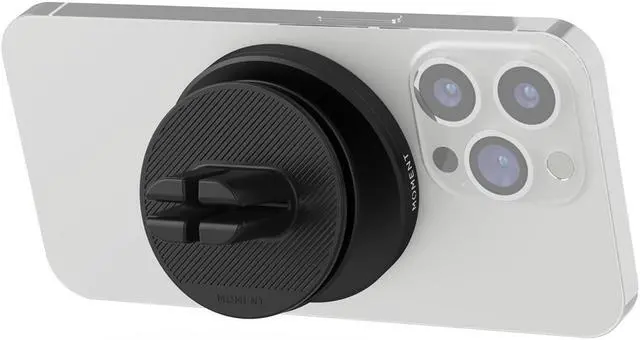 Alt view image 7 of 7 - Moment Adjustable Car Vent Mount with MagSafe for iPhone 12 and 13 #107-023-M
