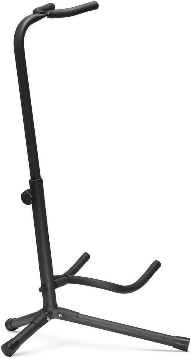 Alt view image 5 of 7 - H&A Adjustable Tripod Guitar Stand, Black