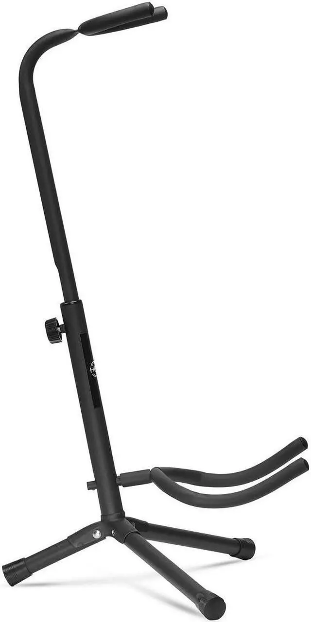 Alt view image 6 of 7 - H&A Adjustable Tripod Guitar Stand, Black