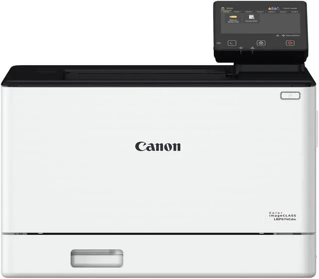 Alt view image 2 of 11 - Canon imageCLASS LBP674Cdw Desktop Wireless Laser Printer Color 5456C006