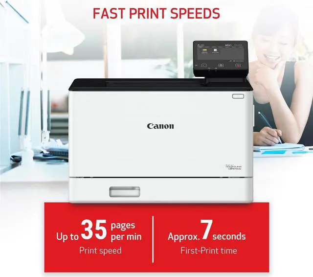 Alt view image 6 of 11 - Canon imageCLASS LBP674Cdw Desktop Wireless Laser Printer Color 5456C006