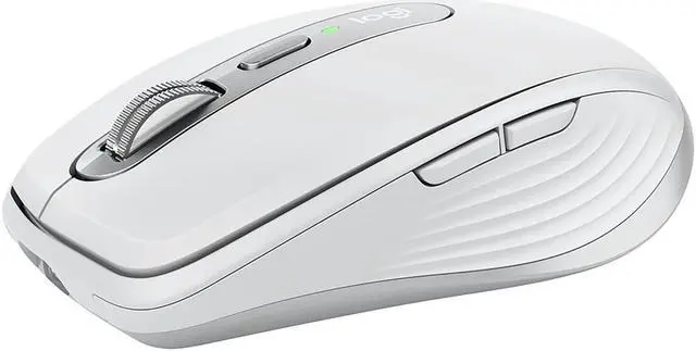 Alt view image 9 of 20 - Logitech MX Anywhere 3 for Business – Wireless Mouse, Compact, Ultrafast, Any Surface Tracking, Rechargeable, Logi Bolt Technology, Bluetooth, Windows/Mac/iPad OS - Pale Gray