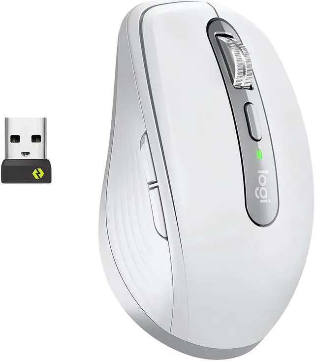 Alt view image 14 of 20 - Logitech MX Anywhere 3 for Business – Wireless Mouse, Compact, Ultrafast, Any Surface Tracking, Rechargeable, Logi Bolt Technology, Bluetooth, Windows/Mac/iPad OS - Pale Gray