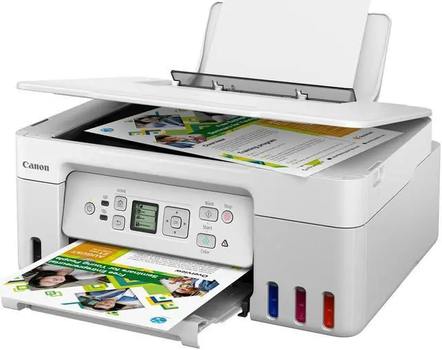 Alt view image 6 of 20 - Canon PIXMA G3270 MegaTank All-in-One Wireless Inkjet Color Printer (White)