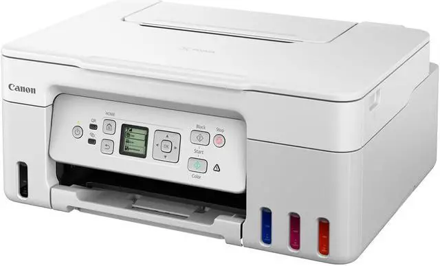 Alt view image 7 of 20 - Canon PIXMA G3270 MegaTank All-in-One Wireless Inkjet Color Printer (White)