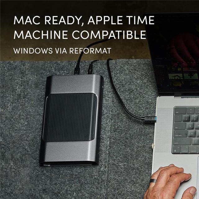 Alt view image 17 of 20 - SanDisk Professional 18TB G-Drive Enterprise-Class External Desktop Hard Drive - 7200RPM Ultrastar HDD Inside, USB-C (10Gbps), USB 3.2 Gen 2, Mac Ready - SDPHF1A-018T-NBAAD