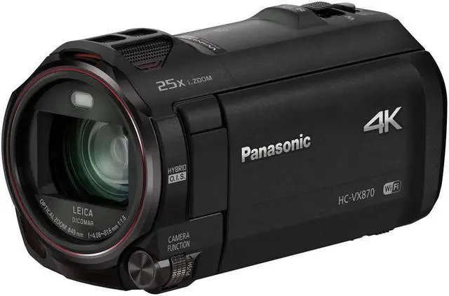 Alt view image 20 of 20 - Panasonic HC-VX870 4K Ultra HD Camcorder #HC-VX870K