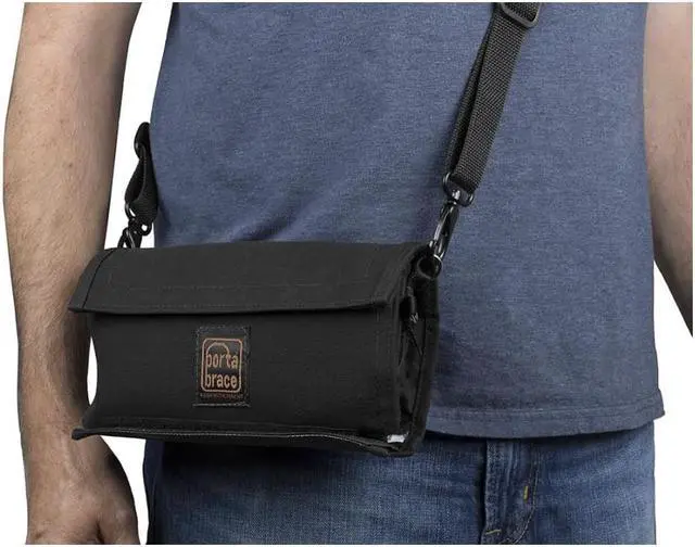 Alt view image 2 of 2 - Porta Brace Monitor case with Fold-Out Stand and Visor for SmallHD 702 #MO-702
