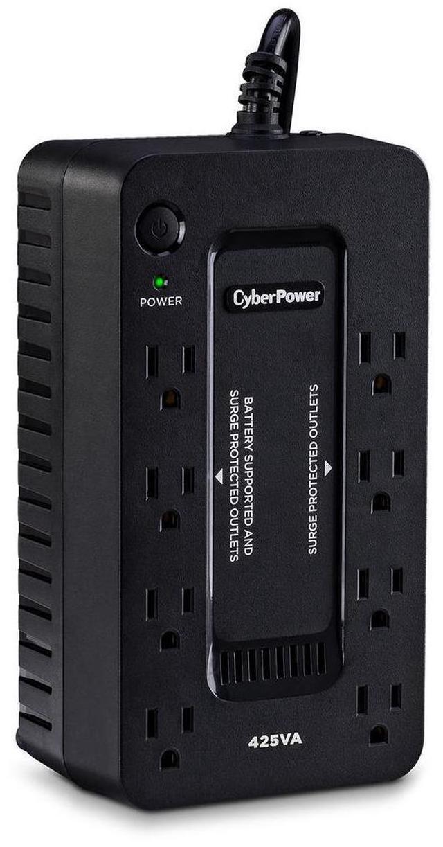 Alt view image 19 of 20 - CyberPower ST425 Standby UPS Systems - 425VA/260W, 120 VAC, NEMA 5-15P, Compact, 8 Outlets